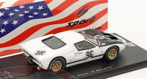 143 Spark 1966 Ford Gt40 Mk2 96 5th 24h Daytona Shelby American Inc