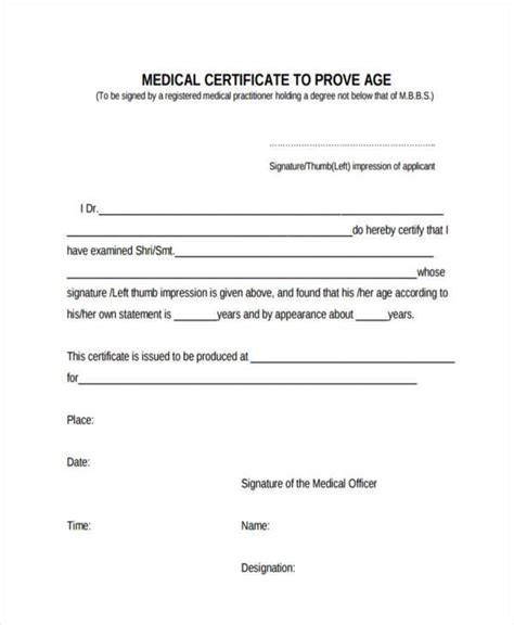 Free 35 Certificate Forms In Pdf