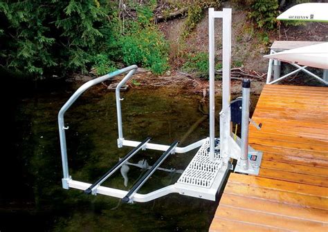 Seawall Mounted Kayak Launch Kayak Ladder Lift And Launch Kayaking Boat Lift Dock Lake Dock