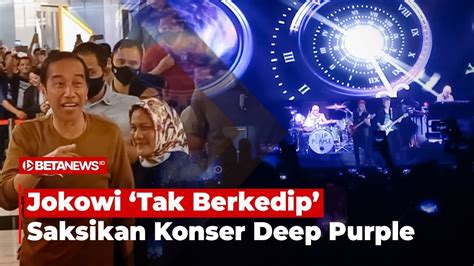 Deep Purple World Tour Live In Solo Indonesia Presiden Jokowi