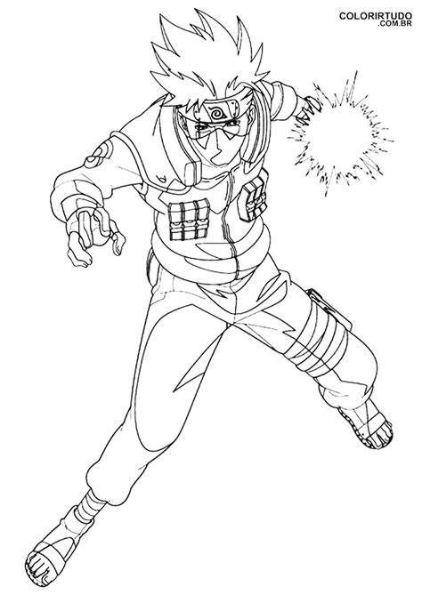 Total 116 Imagem Desenhos Para Colorir Kakashi Vn