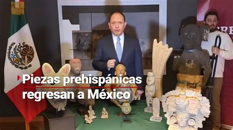 ¡un Pedacito De Historia México Recupera 15 Piezas Arqueológicas De