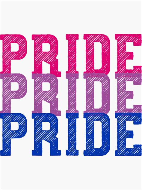 Bisexual Pride Bi Pride Bisexual T Bisexuality Outfit Sticker