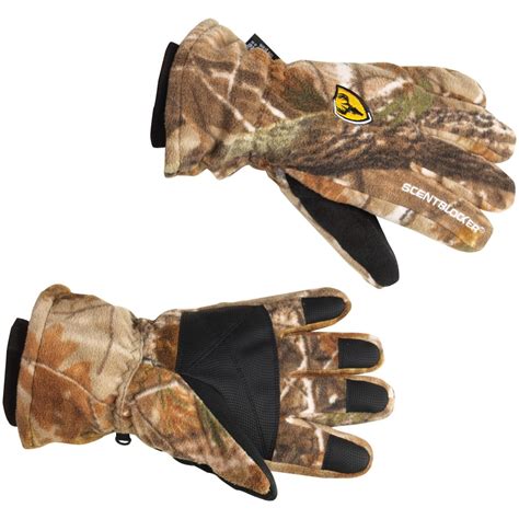 ScentBlocker Insulated Fleece Camo Gloves 303701 Scent Control At