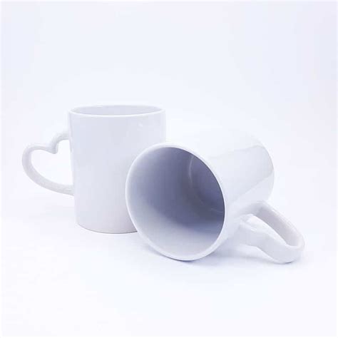 Taza Blanca Con Asa De Corazon Oz Geekolor