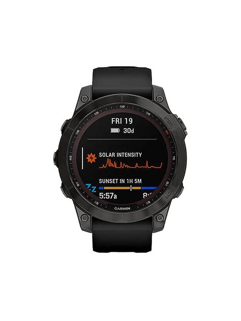 Garmin Gps Sportuhr Fenix Sapphire Solar Schwarz