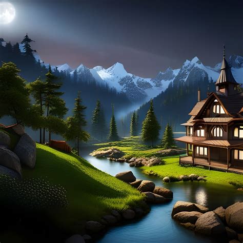 Secluded Cabin Ai Generated Artwork Nightcafe Creator