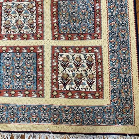 Kilim Seneh Laine Kork Vendu Le Laboratoire Du Tapis Restauration