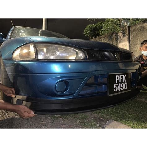 R3 Front Skirt Lip Proton Satria GTI PU Wira Se Wira Standard