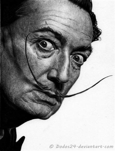 Portrait Of Salvador Dali By Teo24 On Stars Portraits