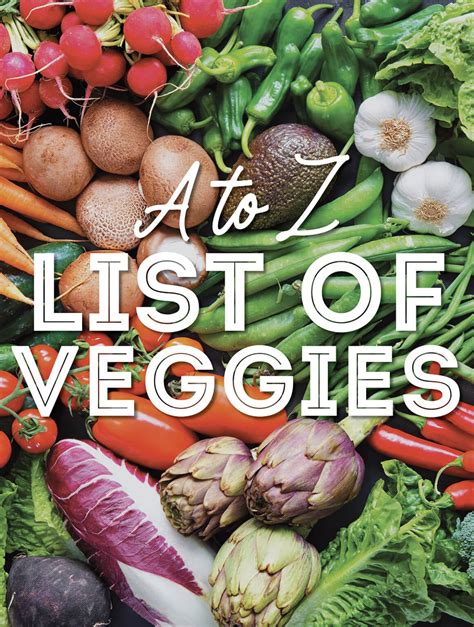 List of Vegetables: 240 Vegetables From A to Z | Live Eat Learn