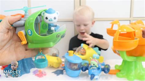 Marley Playing Octonauts Captain Barnacles Kwazi Shellington Octopod Gups Marley Mercury