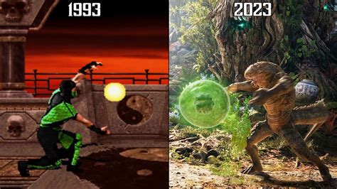 Reptile Force Ball Evolution Mortal Kombat 2 12 1993 2023 4K