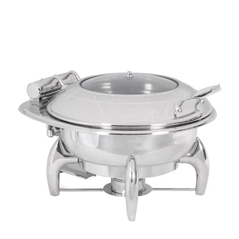 ROUND INDUCTION CHAFING DISH 6L By ElectroChef Core Catering