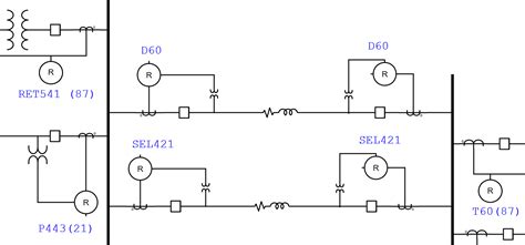 Single Line Diagram Protection Relay