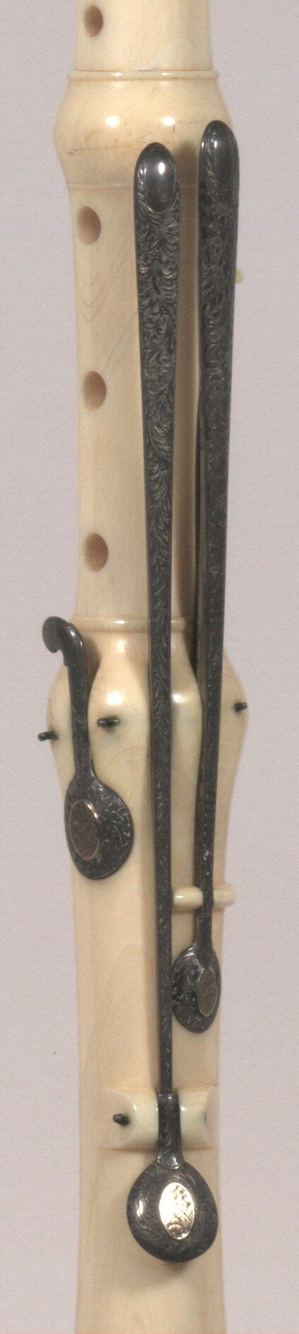 5 Key Ivory Clarinet In D Keywork Detail An 18th C Clarinet