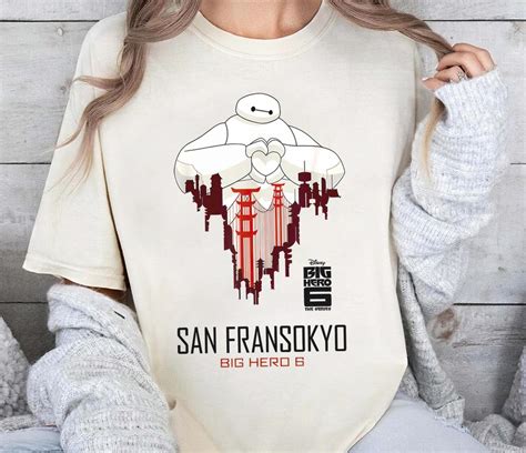 Disney Baymax San Fransokyo Shirt Lovely Disney Baymax T Shirt Birthday T Tee Funny Magic