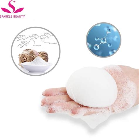 Eco Friendly Biodegradable Natural Konjac Facial Sponges For Gentle