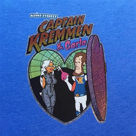 Original 70's Captain Kremmen Glitter Transfer T Shirt - Etsy Australia