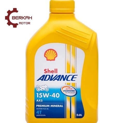 Jual Shell Advance Ax Sae W T Ml Shopee Indonesia