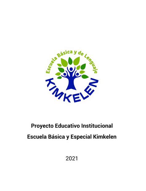 PDF Proyecto Educativo Institucional Escuela Básica y Especial