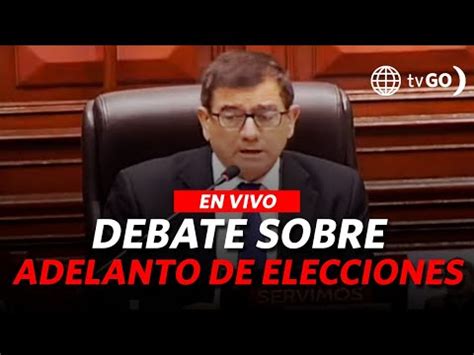 EN VIVO Congreso debate reconsideración sobre el adelanto de