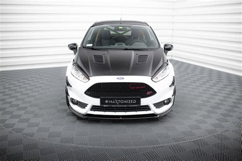 Exterior Accessories Spoilers Maxton Design Front Splitter Ford Fiesta