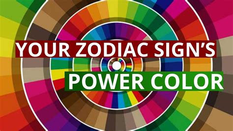 Your Zodiac Signs Power Color Energy Booster Colors For Each Zodiac