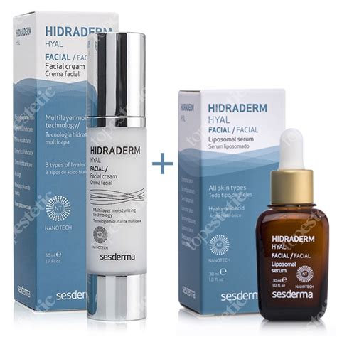 Sesderma Hidraderm Hyal Hidraderm Hyal Liposomal Serum ZESTAW Krem Do