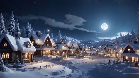 Enchanting North Pole D Winter Wonderland In Santas Village