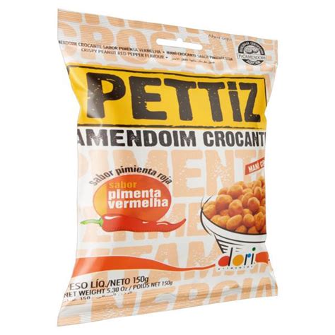 Amendoim Crocante Dori Pettiz Sabor Pimenta Vermelha G Kuroda