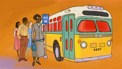 Rosa Parks Bus Drawing at PaintingValley.com | Explore collection of ...