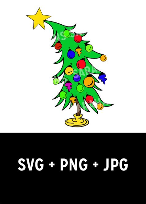 Grinch Tree Svg Christmas Tree SVG Trendy Christmas Tree SVG Grinch SVG ...