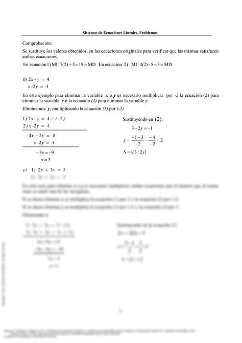 SOLUTION Sistema De Ecuaciones Lineales Studypool