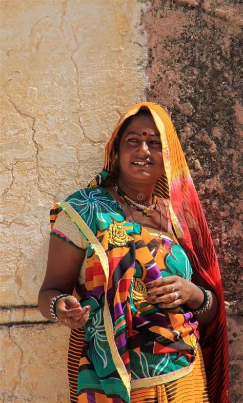 An Indian Tourist Inside Amer Fort Editorial Stock Photo - Image of ...