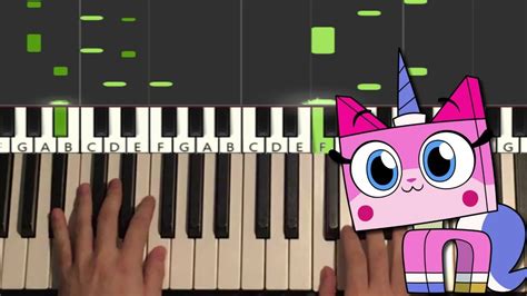 Unikitty Theme Song Piano Tutorial Lesson Youtube