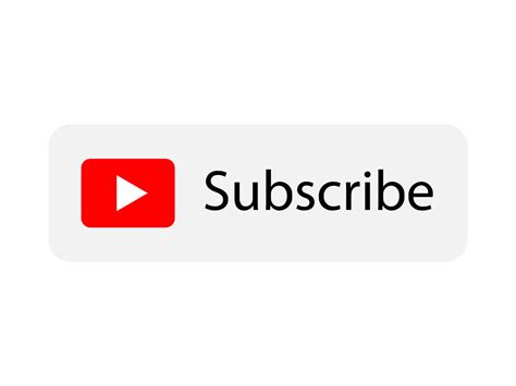 White Free YouTube Subscribe Transparent Button Icon By AlfredoCreates – UI Design, Motion ...