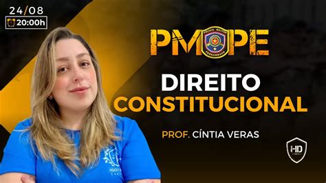 Direito Constitucional Prof C Ntia Veras Hd Cursos Youtube