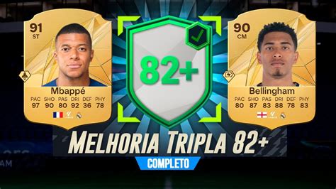 FIZ o NOVO MELHORIA TRIPLA 82 MBAPPÉ BELLINGHAM MESSI IF E