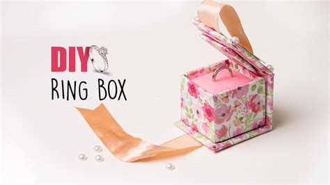 Diy Ring Box Wedding T Ideas T Box Youtube