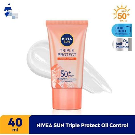 Jual Nivea Sun Face Serum Triple Protect Oil Control Advanced Daily