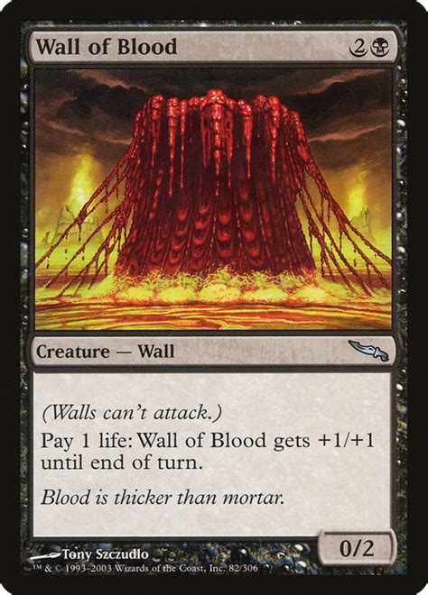 ≫ MTG Wall of Blood decks and prices January 2025 • MTG DECKS