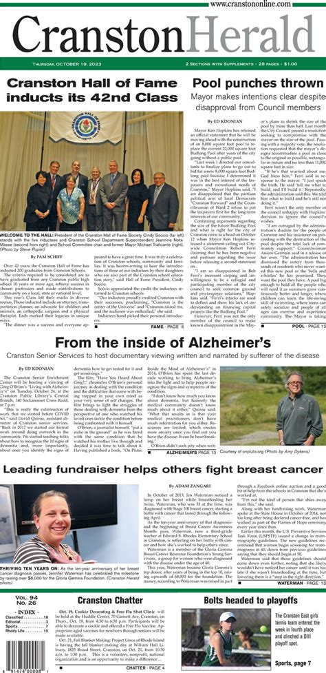 October E Edition Cranston Herald