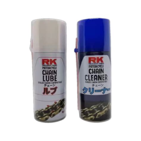 RK TAKASAGO MOTORCYCLE CHAIN LUBE AND CHAIN CLEANER 100ML CHAIN BRUSH