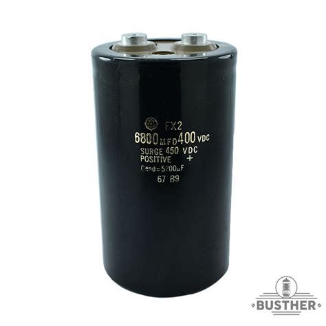 CAPACITOR ELECTROLITICO 6800 MFD 400VDC HITACHI FX2 CONDENSADOR 6800 UF