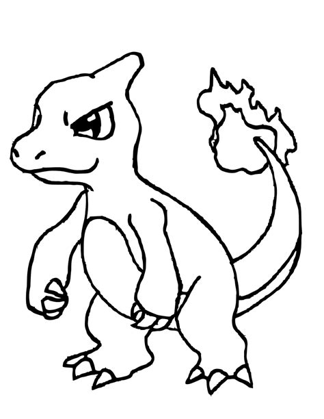 Desenho De Charmeleon Para Colorir Tudodesenhos