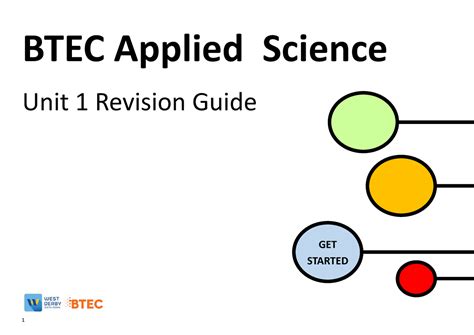 Unit 1 Revision Guide Compressed Btec Applied Science Unit 1 Revision