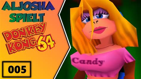 Lets Play Donkey Kong 64 🍌 05 Gestatten Candy Kong Youtube