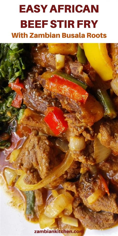 Busala Lusala Beef Stew Zambian Food Artofit