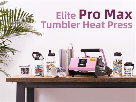 Elite Pro Max Oz Tumbler Heat Press Bestsub Sublimation Blanks